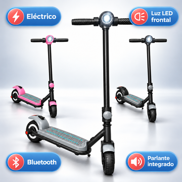 Scooter Eléctrico Motion Baby On con Luces LED, Bluetooth y Parlante
