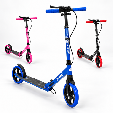 Scooter Baby On Dash Plegable 2 Ruedas con Freno de Mano y Manillar Ajustable