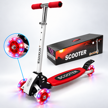 Scooter Baby On rojo con luces LED y caja