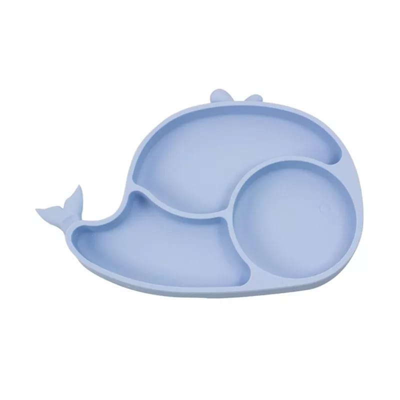 Plato de silicona Baby On Ballena para bebé