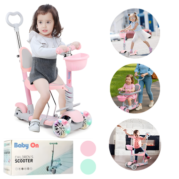 Scooter Patineta 5 En 1 Para Bebes Y Niños Con Descansapies