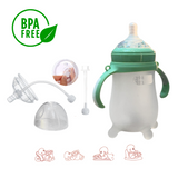 Tetero Biberon En Silicona Cuello Ancho Con Válvula Flexible