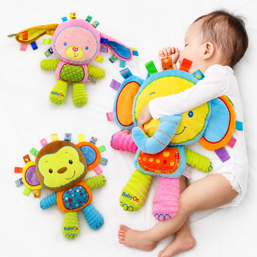 Peluche De Apego Sensorial Relajante Sonido Bebes Y Niños