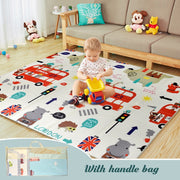 Tapete Extra Grande Plegable Para Bebé 200x180 Cm Doble Faz