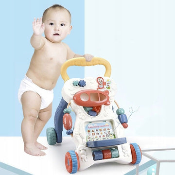 Andadera Infantil 5 En 1 Multifuncional Con Música Y Juegos Color Blanco