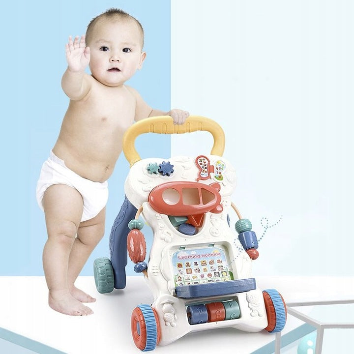 Andadera Infantil 5 En 1 Multifuncional Con Música Y Juegos Color Blanco