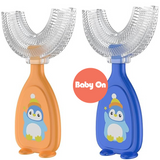 Cepillo Dental Para Bebé En Forma De U-silicona No Toxico
