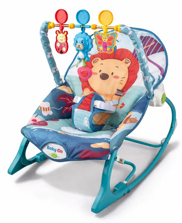 Silla Mecedora, Vibradora Y Musical Para Bebe 3 En 1 Babyon