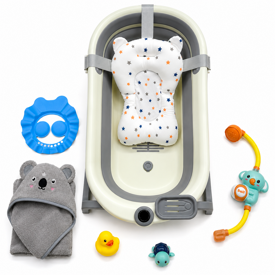 Bañera plegable Baby On gris