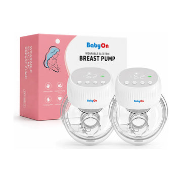 Extractor De Leche Eléctrico DOBLE Manos Libres BABY ON DG MAX  — Cómodo Y Recargable
