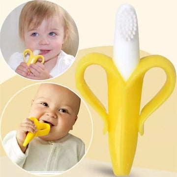 Llama dientes Mordedor Cepillo Dental Bebe Banano Masajeador