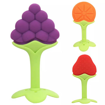 Set de 3 mordedores Baby On de frutas en silicona