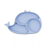 Plato de silicona Baby On Ballena para bebé