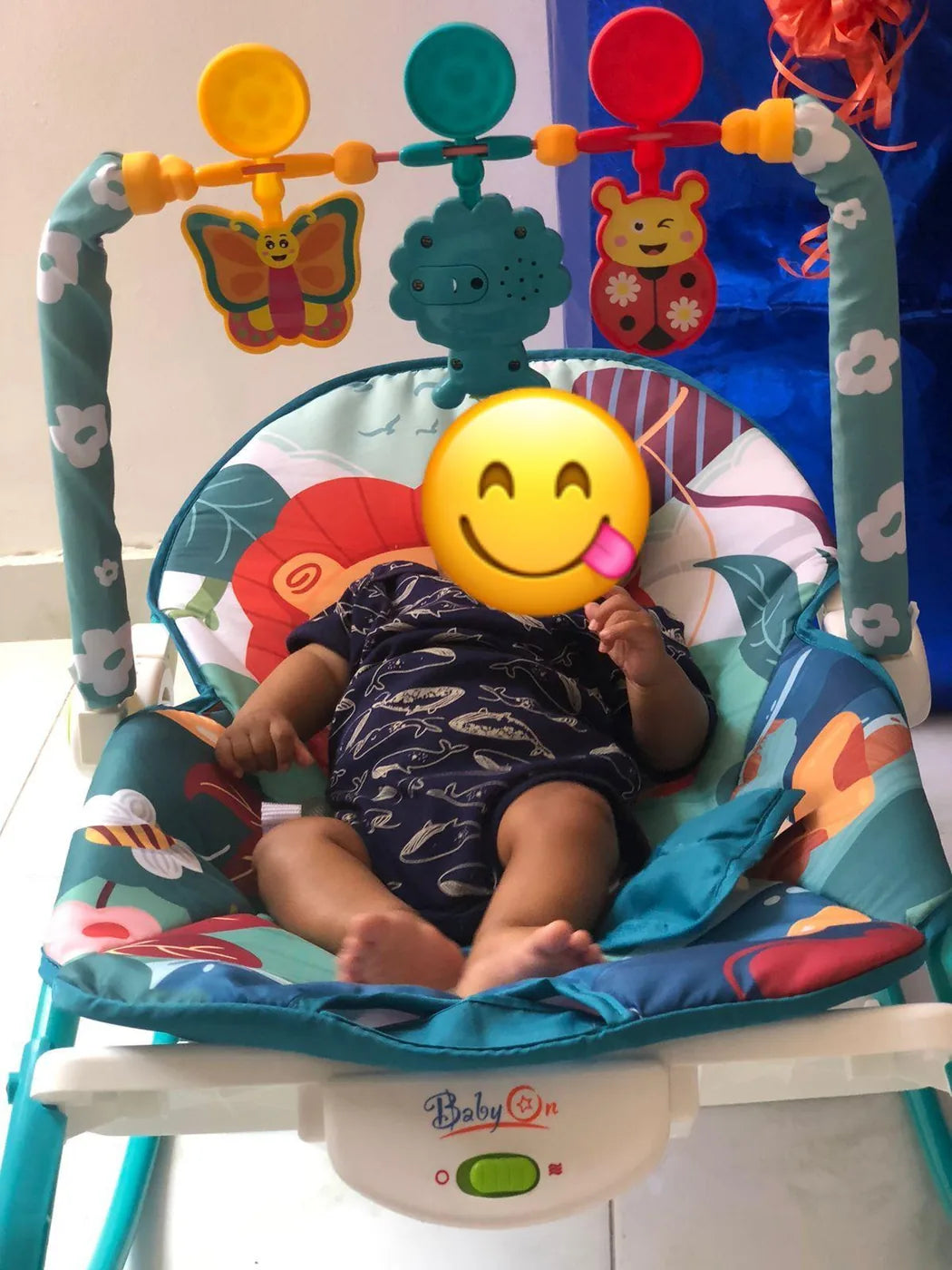 Opinión de Diana sobre Silla mecedora vibradora y musical para bebé 3 en 1 Baby On