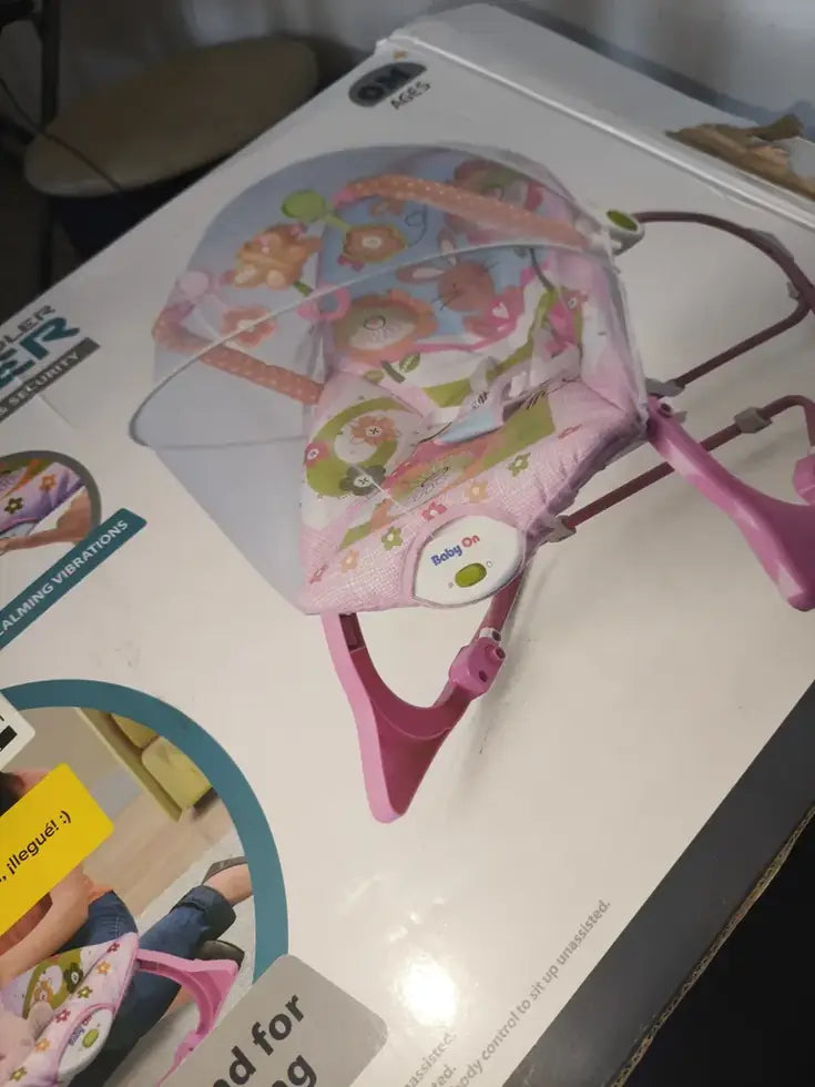 Foto de reseña de Cliente Baby On sobre Silla mecedora eléctrica para bebé Baby On NS4-1 Rey de la Selva